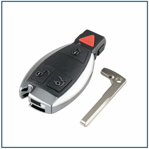 4 Button Car Keyless Entry Remote Control Key Fob Yz3312 IYZ3317 for Mercedes-Benz C320 2002-2005 CL600 2002-2006 315MHz, Size: 7.4, Black