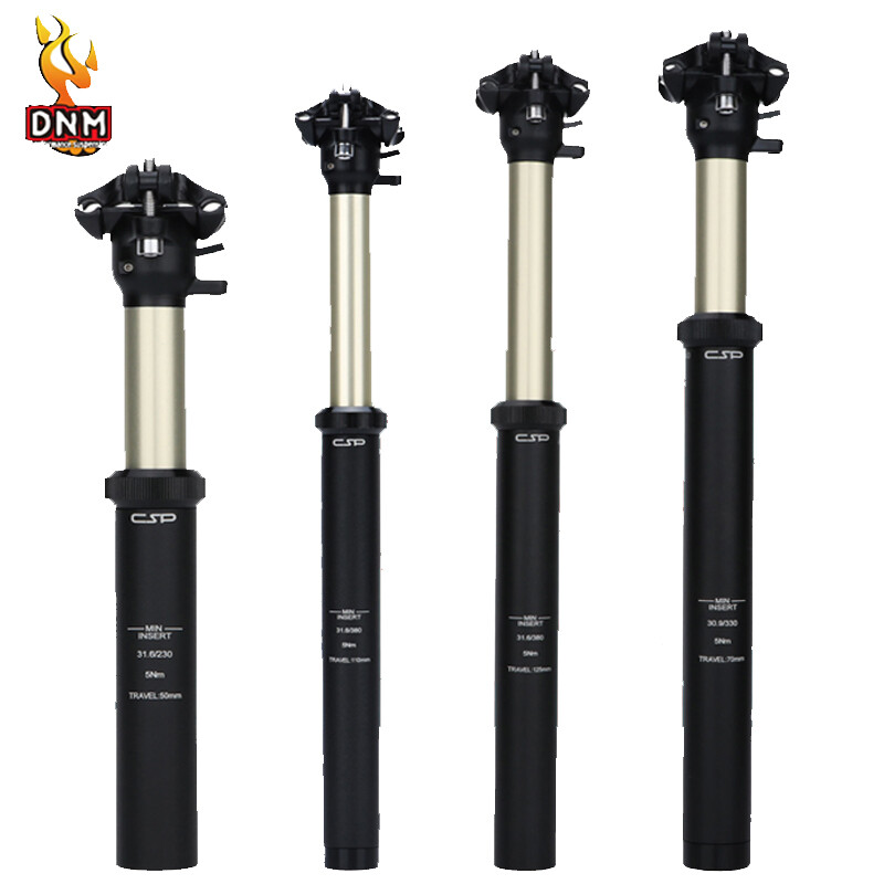 DNM Bike Dropper Seatpost 30.9mm 31.6mm Aluminum Alloy Internal /External Cable