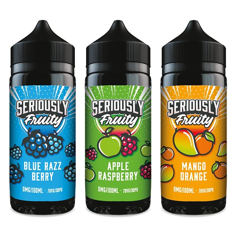 Seriously Fruity 100ml E Liquid by Doozy 0mg Vape Juice Shortfill All Flavours