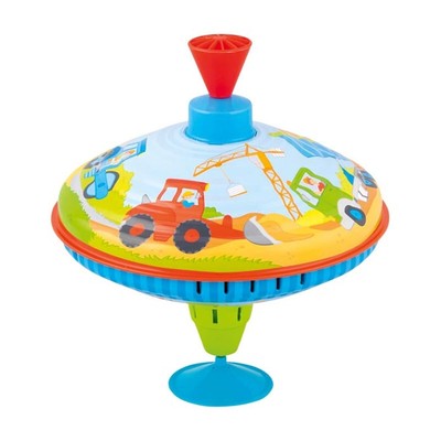 goki 53811 Brummkreisel ''Baustelle'' 18,5 cm Metall
