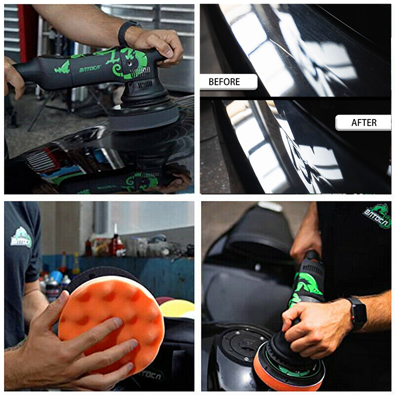 150mm BATOCA Dual Action DA Car Polisher Buffer Sander Polishing Machine Waxer