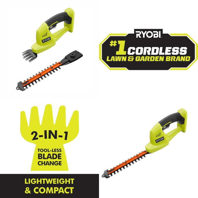One+ 18-Volt Lithium-Ion Cordless Battery Grass Shear And Shrubber Trimmer (Tool