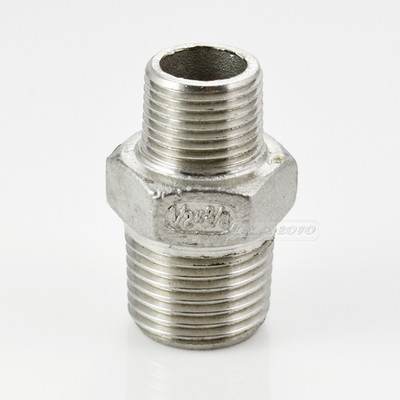 1//2/"x3//8/"Female Nipple Threaded Reducer Pipe Fitting Stainless Steel 304 BSPT