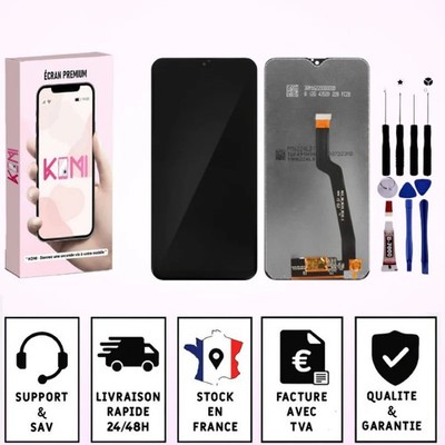 Schermo per SAMSUNG Galaxy A10 A105 touchscreen chassis - nero - LCD / nero / A