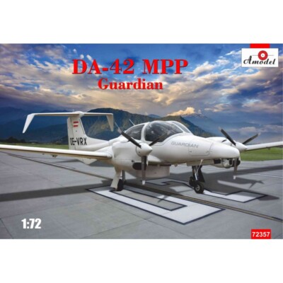 Amodel 72357 Plastic model airplane kit Scale 1:72 Diamond DA42 MPP Guardian