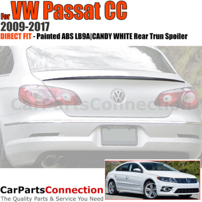 Painted Trunk Spoiler For 09-17 Volkswagen CC No Drill LB9A CANDY WHITE