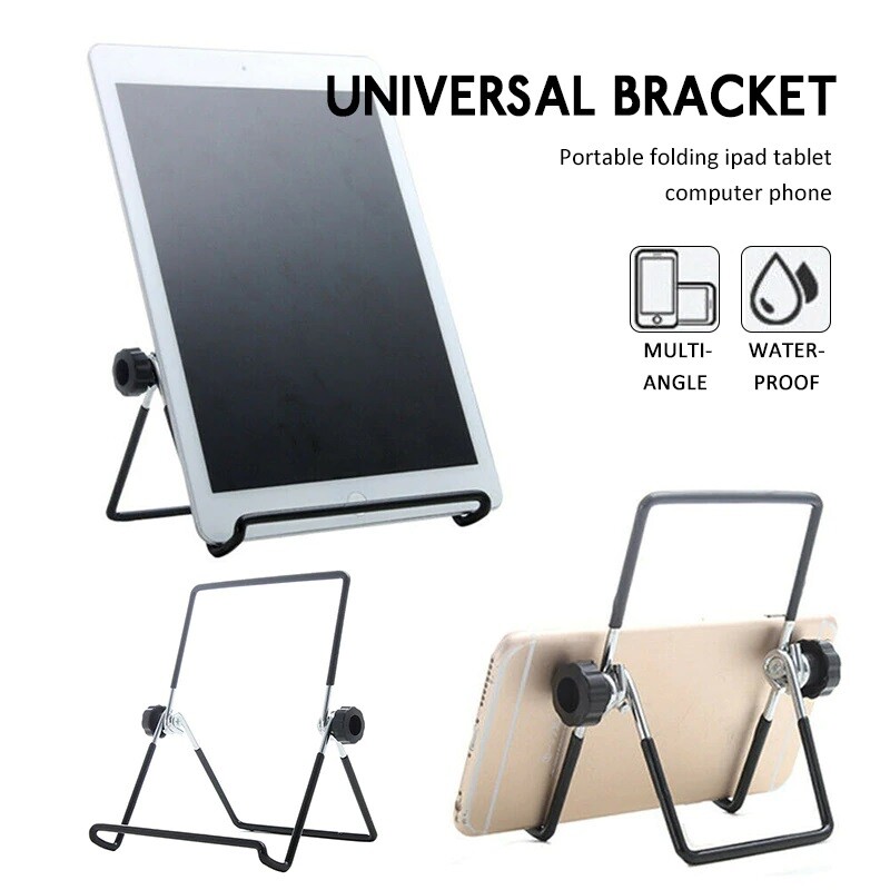 Adjustable Foldable Metal Phone Tablet iPad Stand Desktop Holder Mount Support