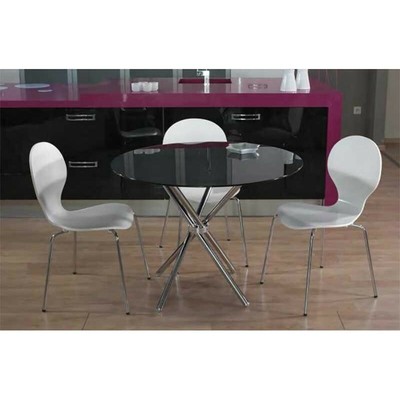 Mesa de cocina o salon mikado negra dos tamaños