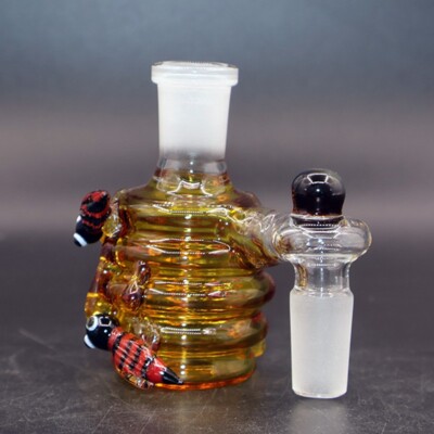 1Pcs 14mm Bees Dry Ash Catcher Quality For Glass Water Pipe Bong Bubbler Replace