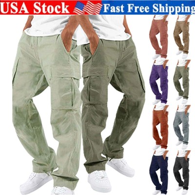 Military Work Pants Combat Trousers Multi-pocket