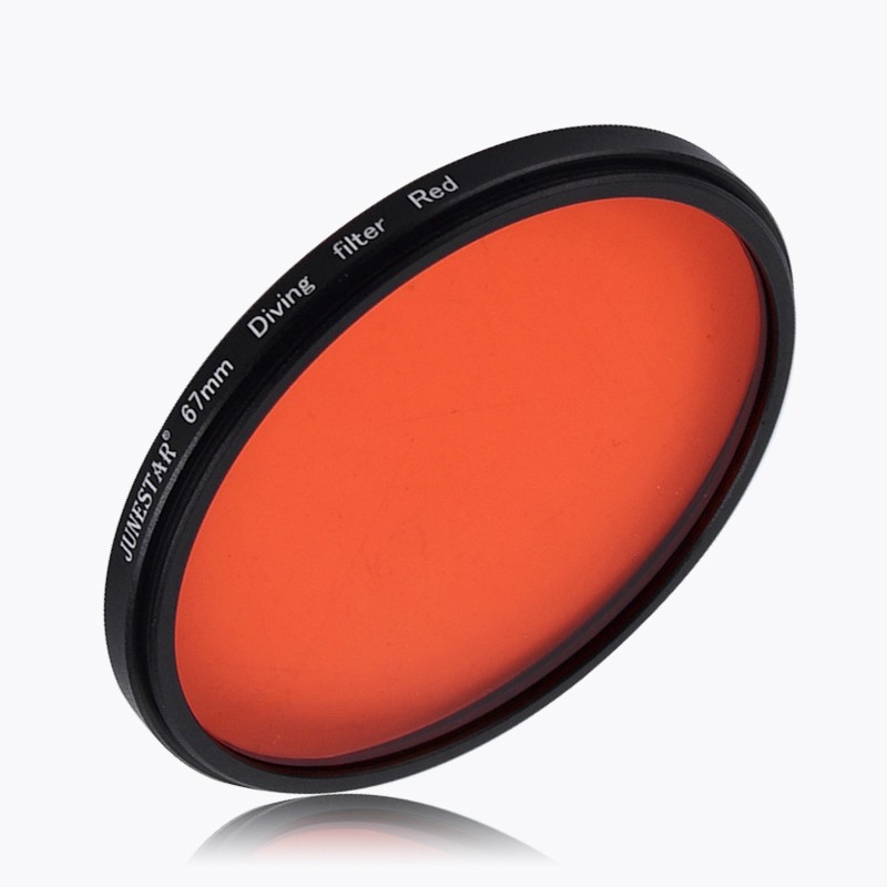 ️ Top 67mm Full Color Red Filter DIVE for Camera Lens Conversion with
