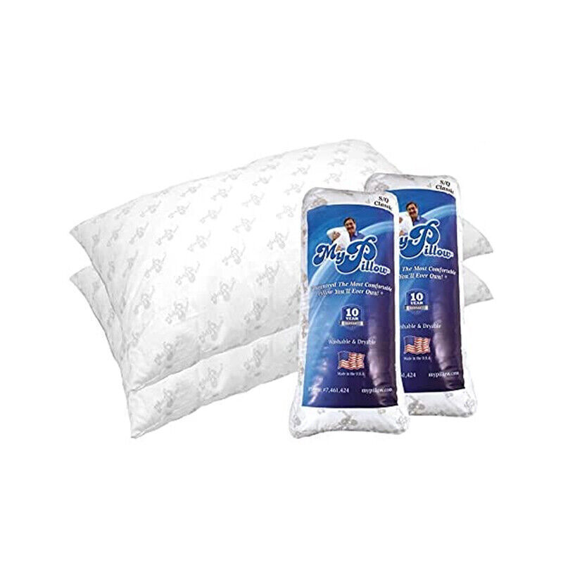 2Pack My Pillow Classic Standard/Queen Washable Dryable Bed 