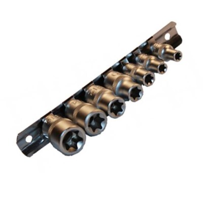 Außen E Torx Steckschlüssel Satz 7tlg 1/4 Bit Einsätze Steck Nuss Nüsse Set Bits