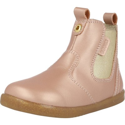 Bobux i-Walk Jodhpur Rose Gold Leather Boots