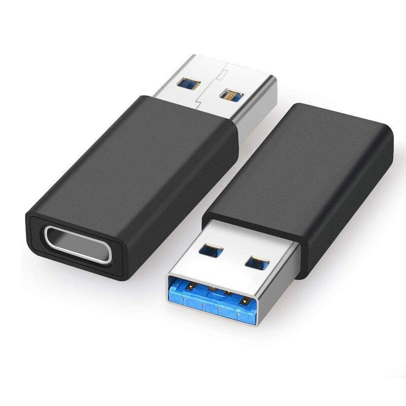 USB Adapter Stecker USB C OTG Ladeadapter Konverter USB A auf USB C Buchse 3.1