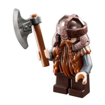 LEGO Gimli Minifigure Dwarf w/ Axe 9473 9474 Lord of the Rings NEW RARE!