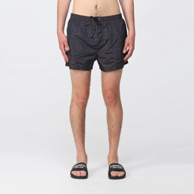 

Костюм Мужчина Dsquared2 Shorts D2 Monogram Boxer Shorts Sea Dark, Dark grey