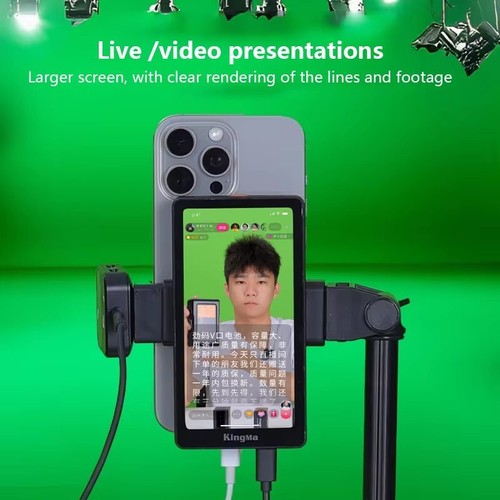 新品 King Ma 5インチ iPhone自撮りモニタ VL-PH05 Max Kingma スマートフォン Vlog Selfie モニター画面磁気使用電話