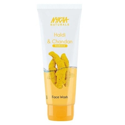 Nykaa Naturals Haldi & Chandan Face Wash For Brightening & Radiant Skin 100ml I1