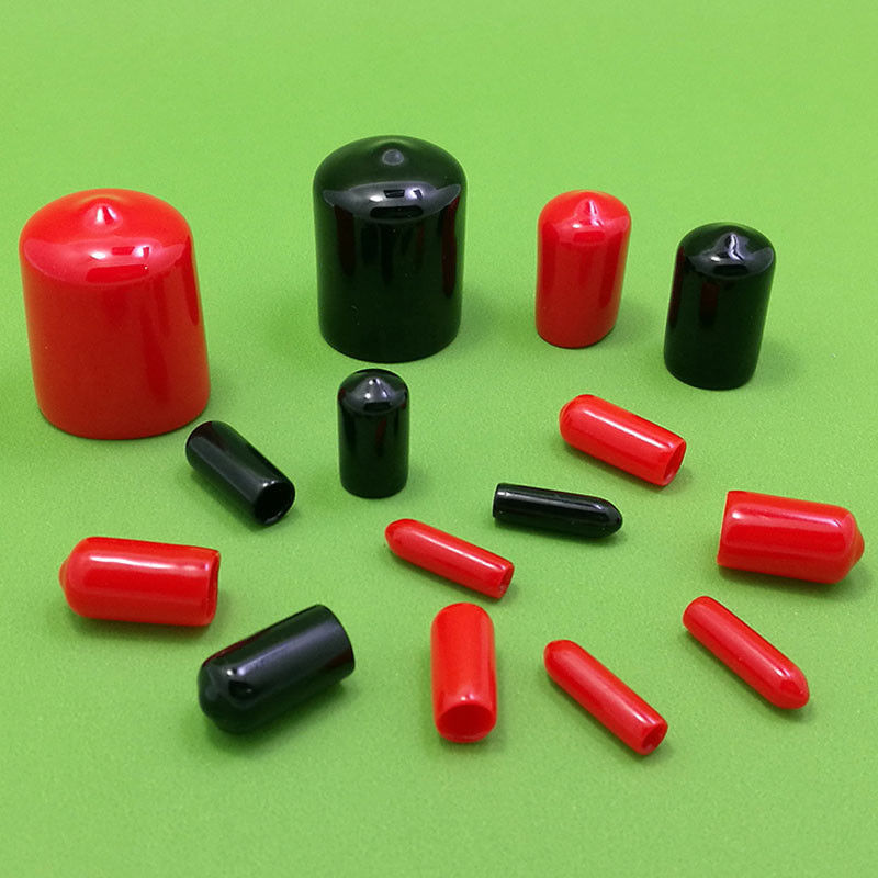 PVC Vinyl Rubber Round End Cap Thread Cover Steel Pipe Plastic Tube