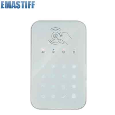 Wireless Touch Keypad Security WIFI GSM Alarm System RFID Card Disarm Password