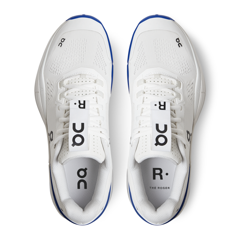 Pre-owned On Men's  The Roger Pro Tennis Shoes White Indigo 48.98721 Fast Free Shipping