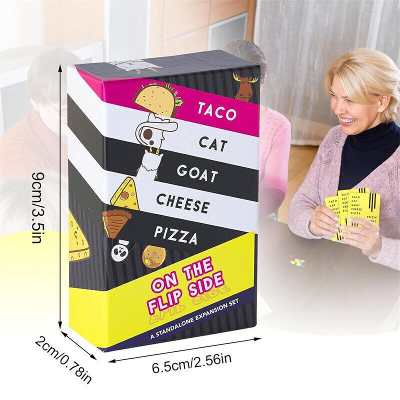 1 PCS Taco Cat Goat Cheese Pizza Game Family Party