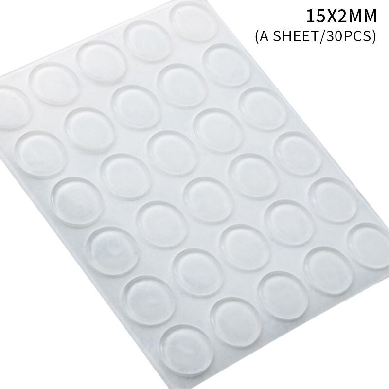 3080Pc Silicone Rubber Kitchen Door Pad Bumper Buffer Stop