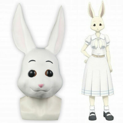 Anime BEASTARS Legosi The Rabbit Animal Mask Cosplay Halloween Masquerade Props