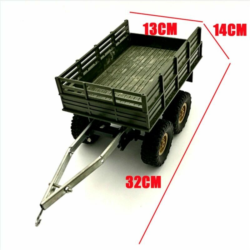 Für WPL B24 B14 B16 Militär LKW 1//16 RC Auto DIY Upgrade Anhänger Teile Assembly