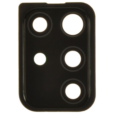 Glass Camera Lens with Bracket Back for Samsung Galaxy A51 Black Replacement