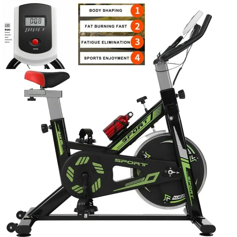 Indoor Exercise Bike Stationary Cycling Bicycle Fitness Gym Workout