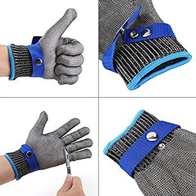 Safety Cut Proof Stichbeständig Edelstahldrähte Metall Mesh Metzger Handschuhe