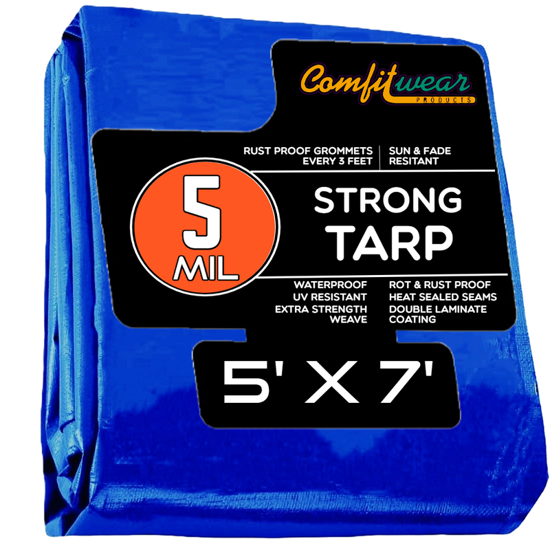 COMFITWEAR Super Heavy Duty Tarp Cover Reinforced Grommet Multi-Use Pool Cover