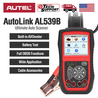 Autel AL539B OBD2 Diagnostic Code Reader Battery Circuit Tester Charging System 