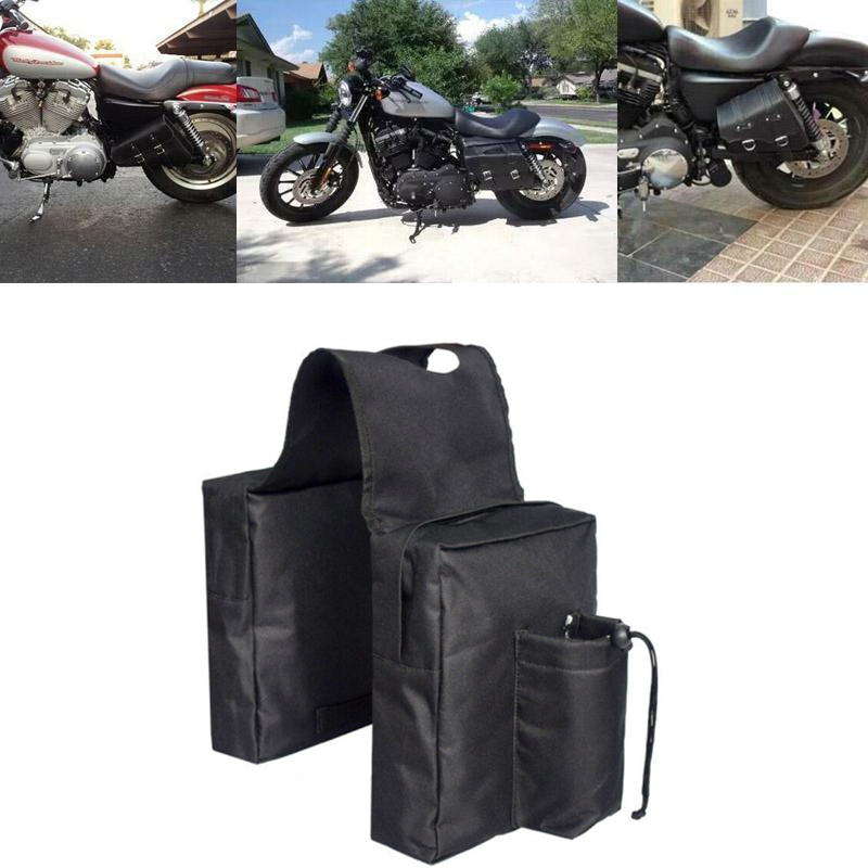 ATV Motorcycle Side Saddle Bags Waterproof Cargo Tool Bag Saddlebags Luggage