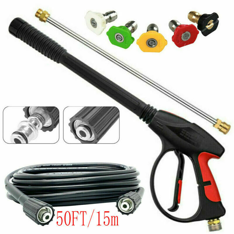 Pressure Washer Gun Wand & 50FT Hose Kit