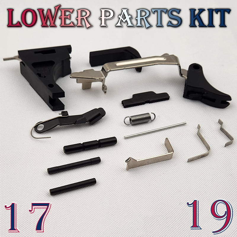 Glock 9mm Gen 1-3 Lower Parts Kit, LPK for Glock, Fits P80, Fits GST-9, G19, G17