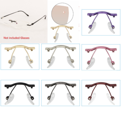 Unisex Rimless Frame Eyewear Nose Bridge Replacement Alloy Anti