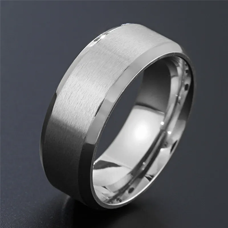 Tungsten Carbide Wedding Band Ring Brushed Silver Mens Jewelry Size 5-17 + Half
