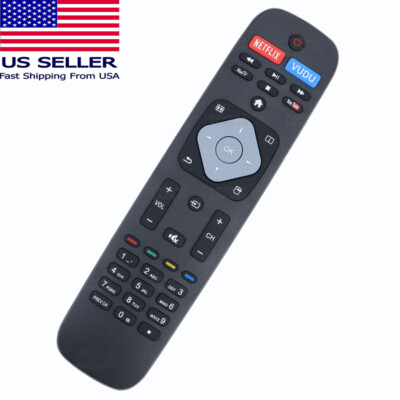 New TV Remote Control For All Philips LCD LED Smart TV Netflix Vudu Youtube