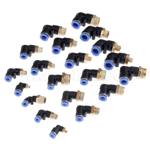 3 Way PE4-16 Pneumatic Air Quick Fitting Connector Tube Hose Airline T-junction