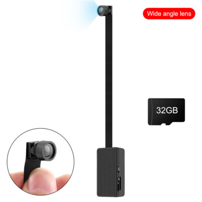 WIFI Wireless DIY Spy Mini Camera Pinhole HD Screw IP DVR Battery Nanny Cam