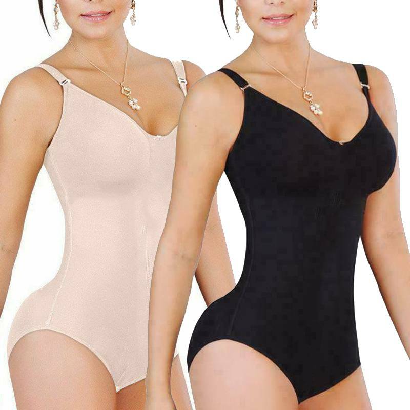 Fajas Colombianas Reductoras Levanta Cola Post Surgery Slim Body Shaper With Bra