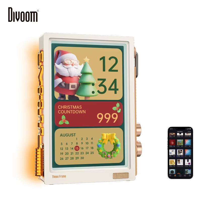 Times Frame 10.1" WiFi Pixel Display | DIY Clock, Crypto & Stock Ticker, Weather
