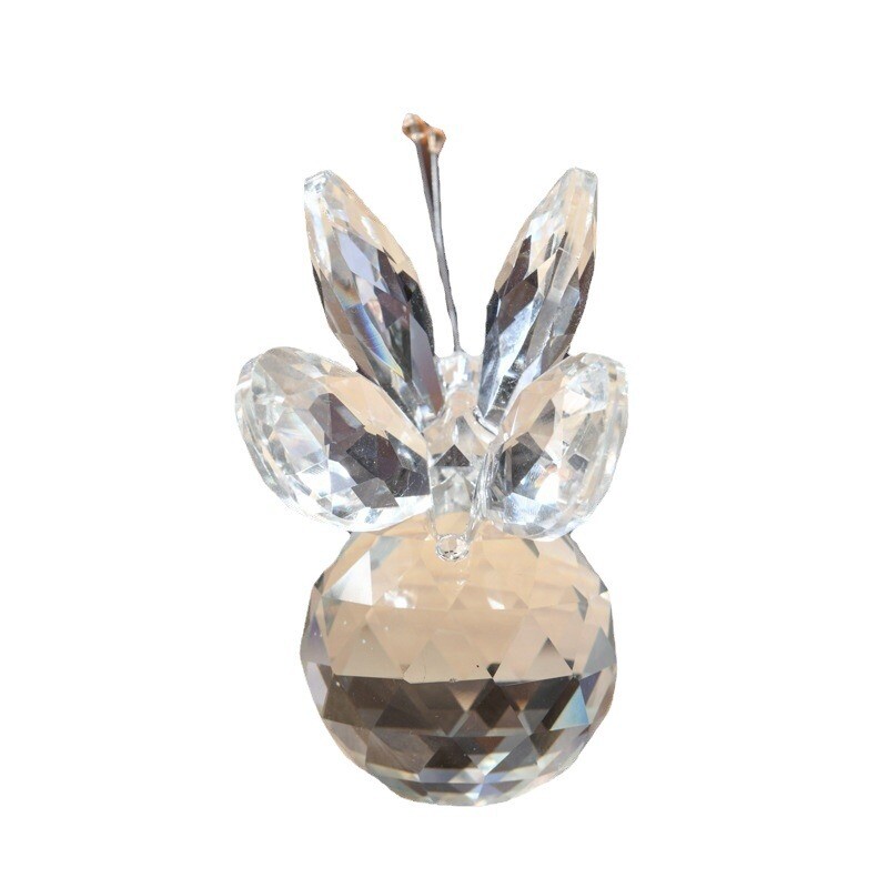 1pcs 3D Kristall Schmetterling Wohnzimmer Desktop Dekoration Auto Basteln