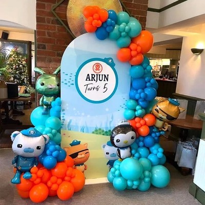 Octonauts Aluminum Foil Balloon Set with Classic Characters for Kids Birthday