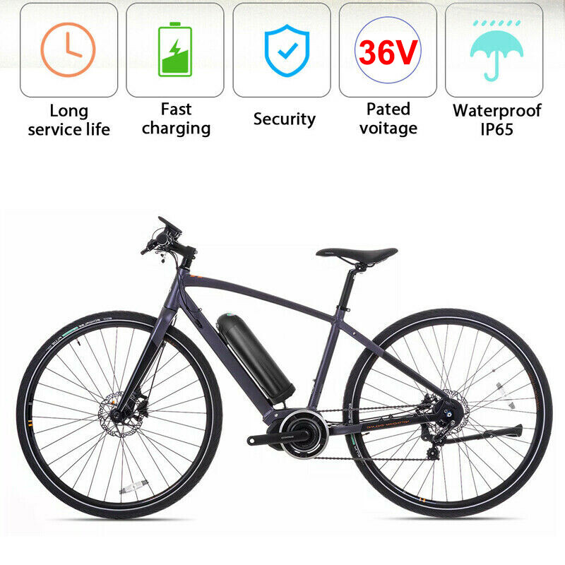 X-go 36V 10Ah Lithium E-Bike Bottle Battery Pack For 250W 350W Electric Bicycles
