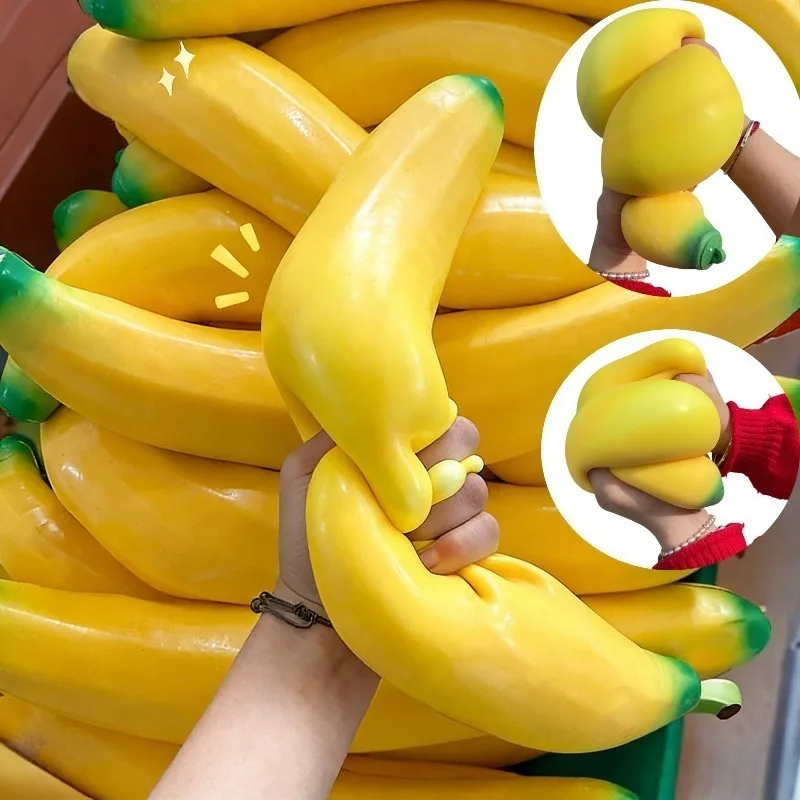 Giant Banana Squishy Toy Slow Rising Stress Relief Fidget Squeeze Desk Gift 