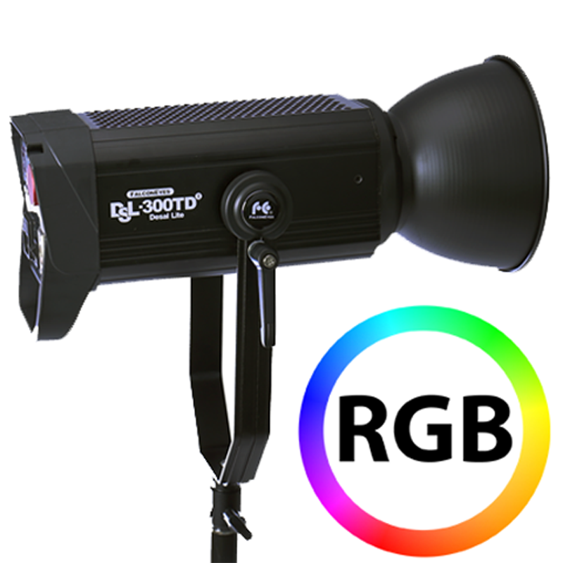 FALCON EYES DSL-300TD RGB COB LED Leuchte, Dimmbar, Bowens Anschluss, 300W
